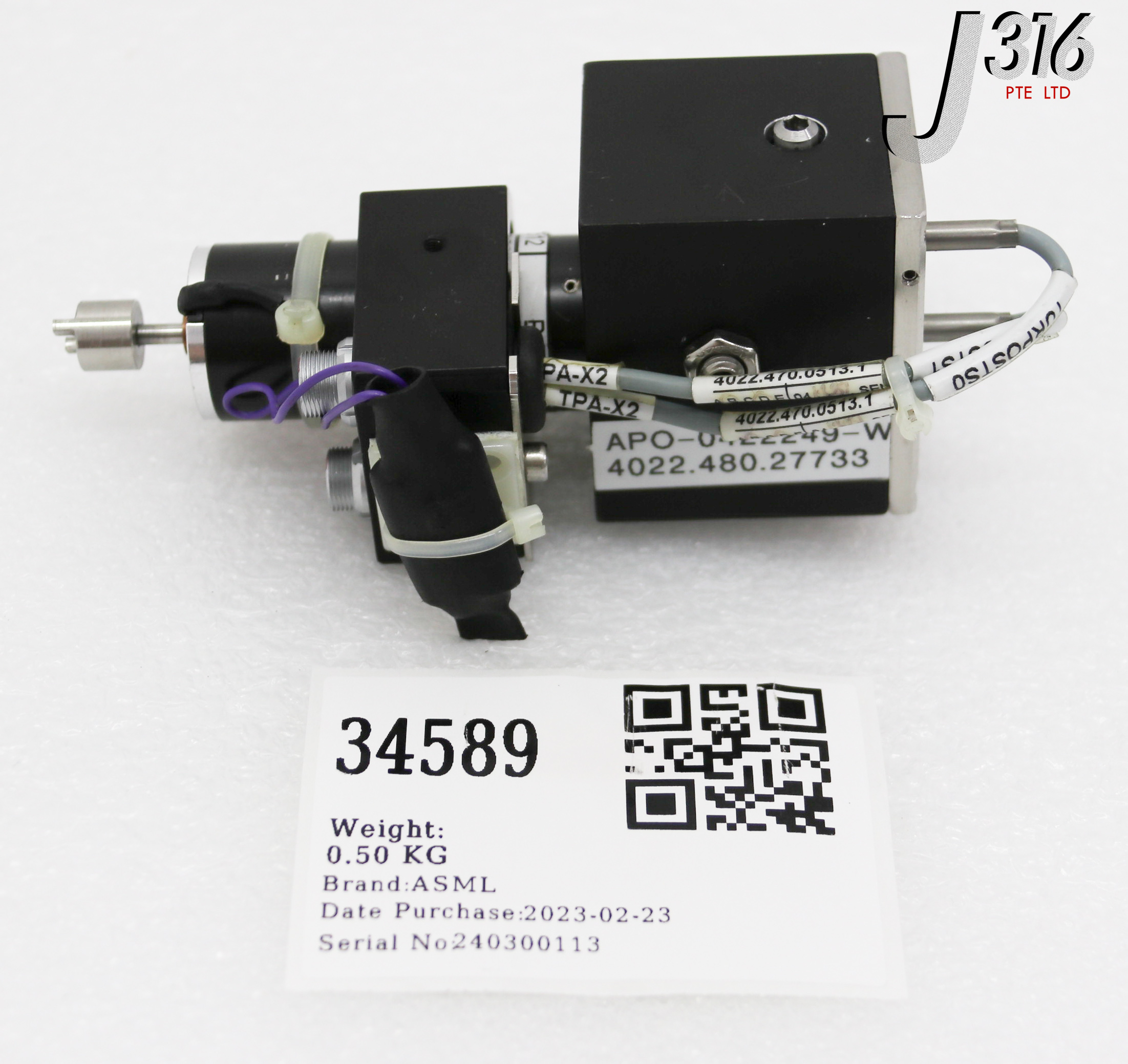 ワン様 34589 ASML MOTOR ASSY, 4022.470.0512 4022.480.27733 | eBay